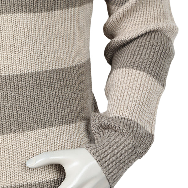 Eminent Men's Full Sleeve Sweaters - Beige