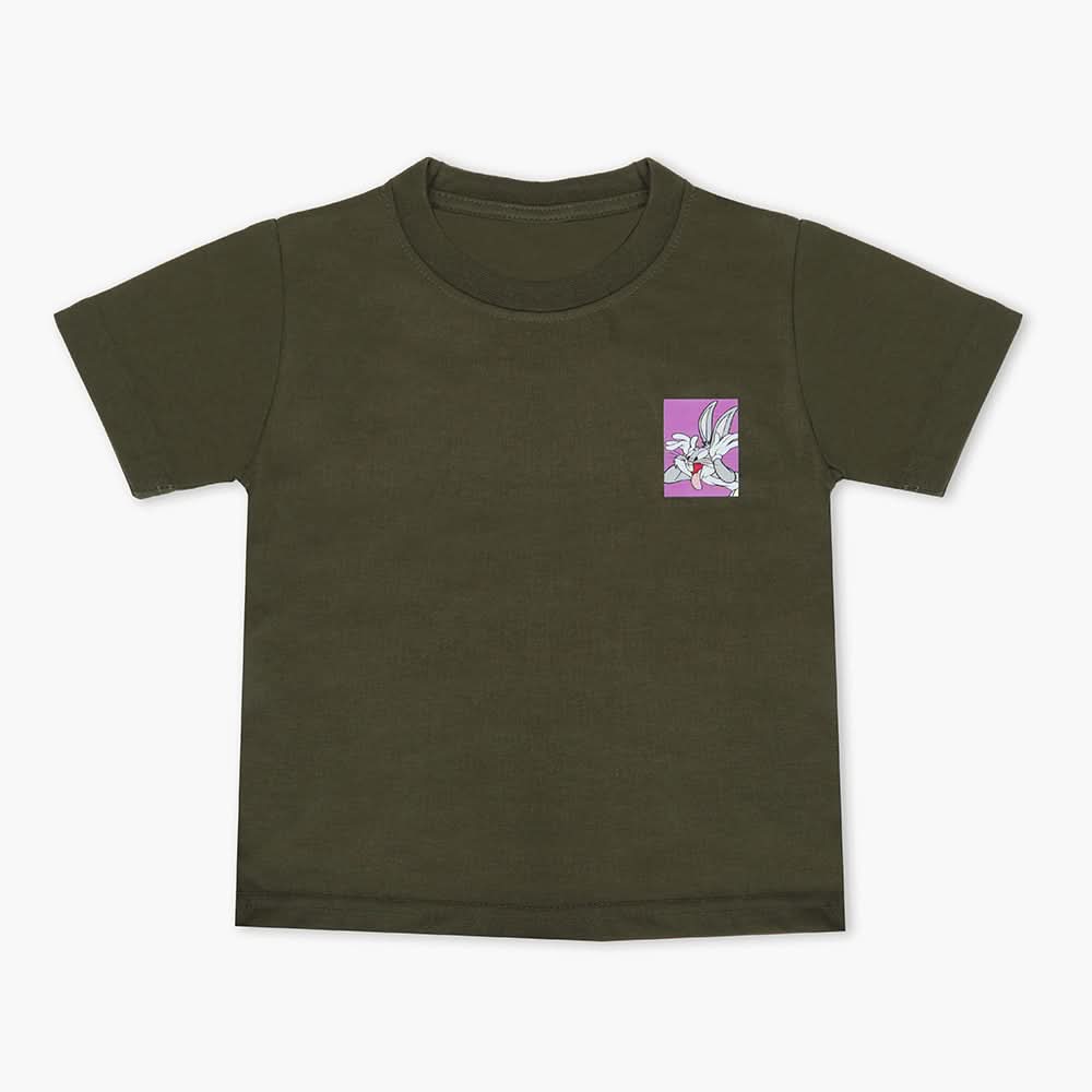 Boys Half Sleeves T-Shirt - Green, Boys T-Shirts, Chase Value, Chase Value
