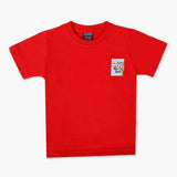 Boys Half Sleeves T-Shirt - Red, Boys T-Shirts, Chase Value, Chase Value