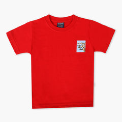 Boys Half Sleeves T-Shirt - Red