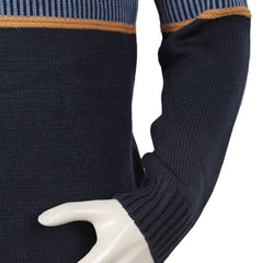 Eminent Men's Full Sleeve Sweaters - Navy Blue