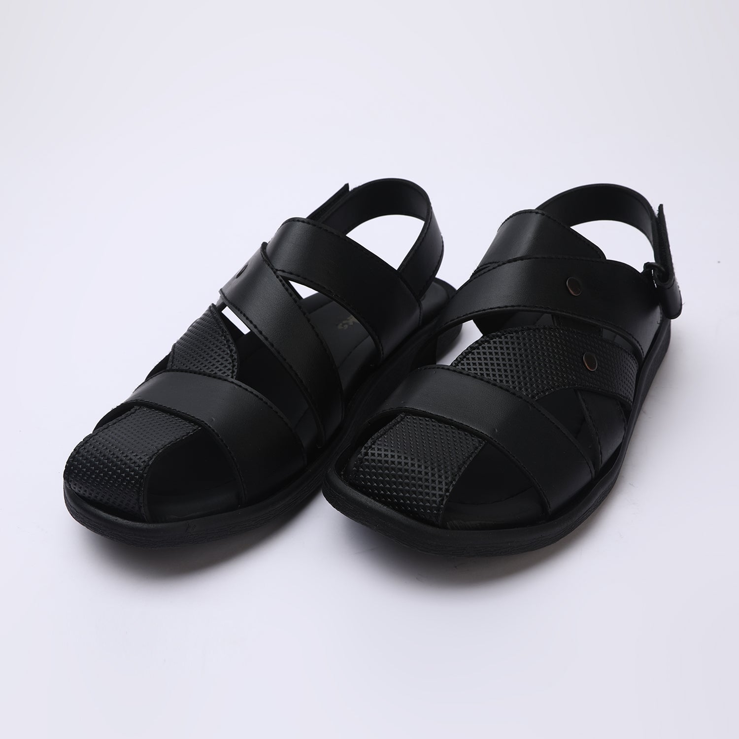 Men's Roman Sandal - Black, Men's Sandals, Chase Value, Chase Value