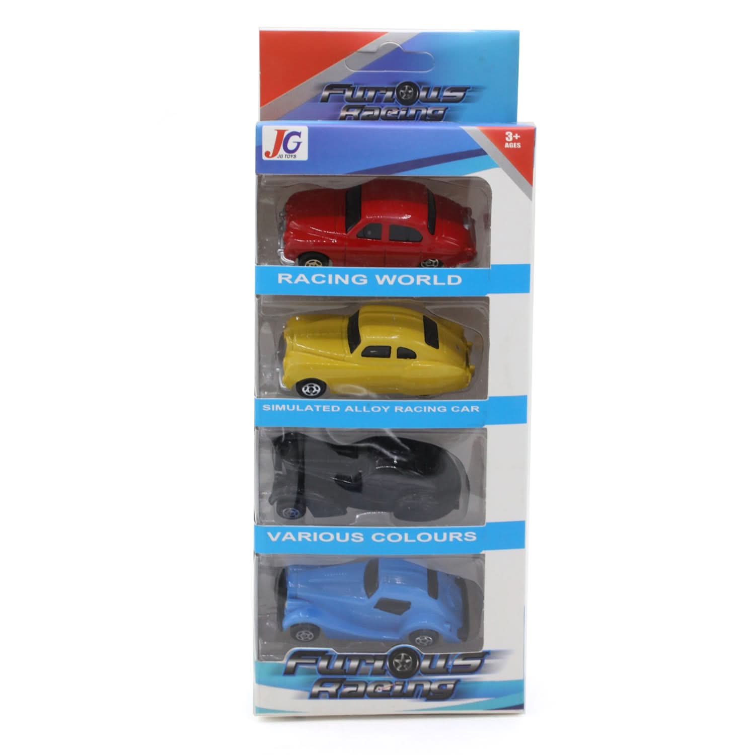 Pack of 4 Cars Set Die Cast Metal - Multi Color, Die-cast Model Car, Chase Value, Chase Value