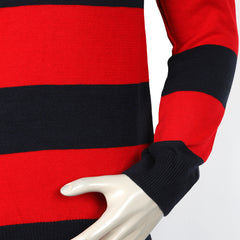 Eminent Men's Full Sleeve Sweaters - Navy Blue & Red