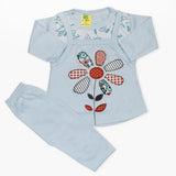 Newborn Girls Full Sleeves Suit - Light Blue, Newborn Girls Winterwear, Chase Value, Chase Value
