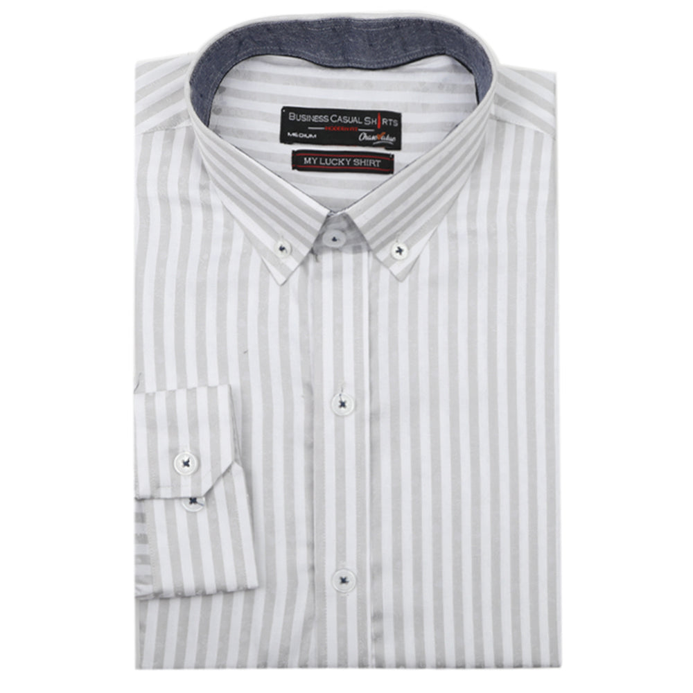 Men's Business Casual Shirt - Grey, Men's Shirts, Chase Value, Chase Value