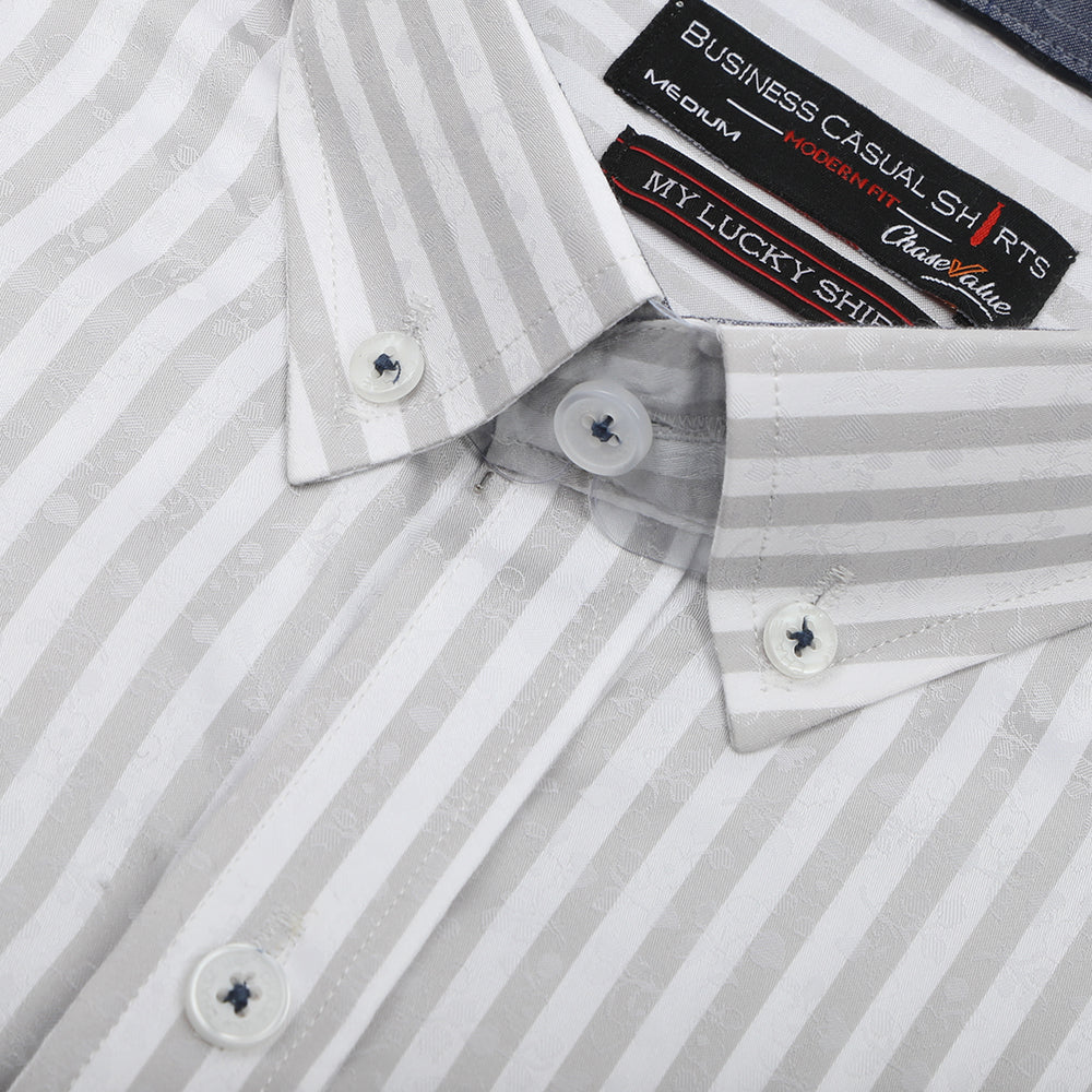 Men's Business Casual Shirt - Grey, Men's Shirts, Chase Value, Chase Value