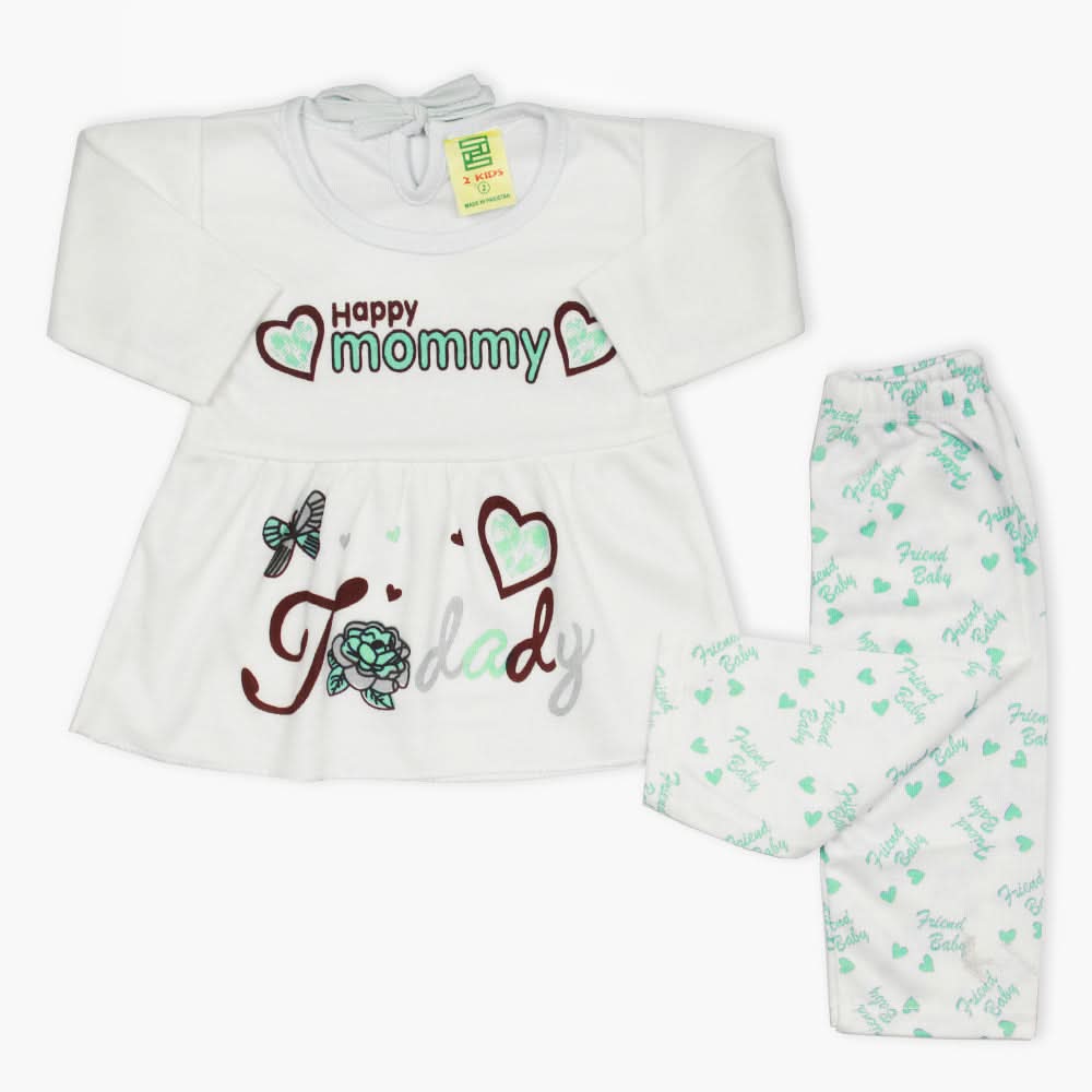 Newborn Girls Suit - Green, Newborn Girls Winterwear, Chase Value, Chase Value