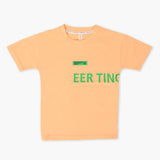 Boys Half Sleeves T-Shirt - Peach, Boys T-Shirts, Chase Value, Chase Value