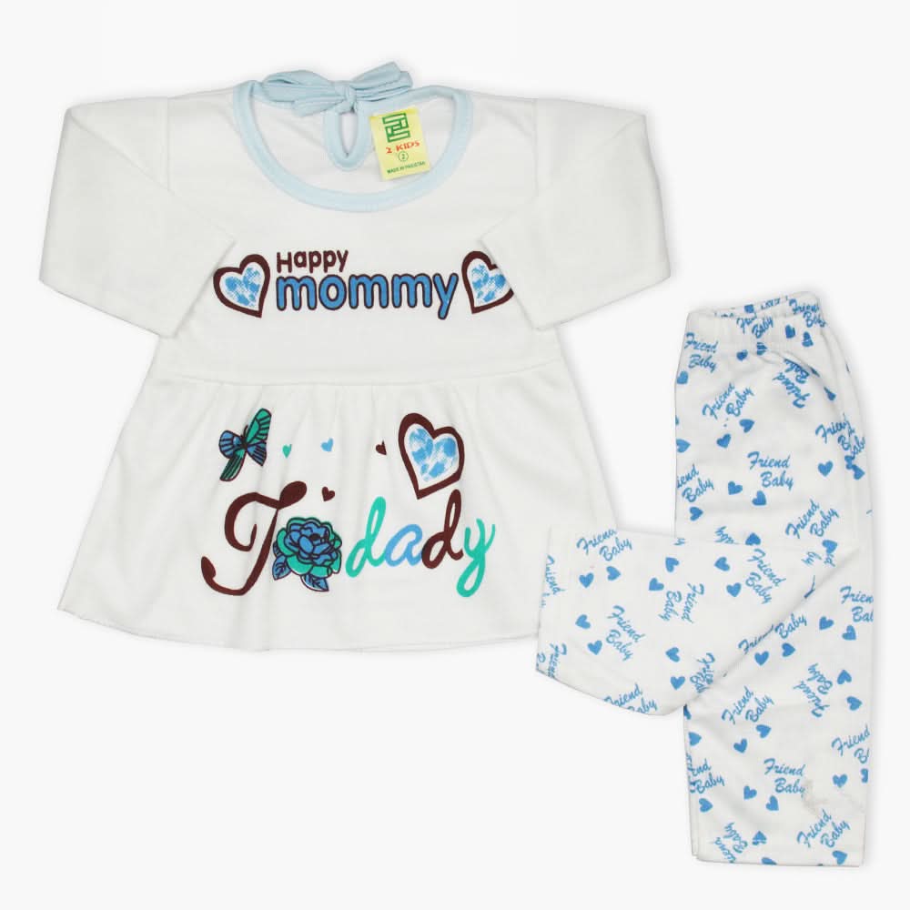 Newborn Girls Suit - Light Blue, Newborn Girls Winterwear, Chase Value, Chase Value