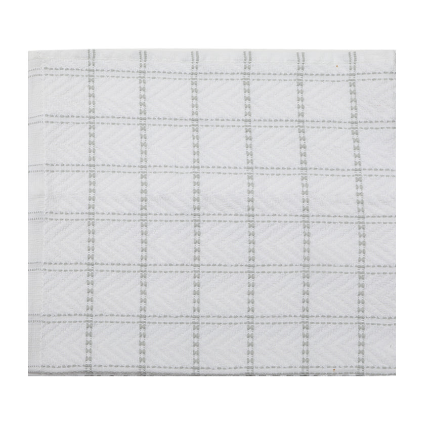 Kitchen Towel - Gery & White