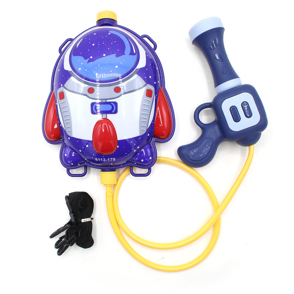 Spaceman Backpack Water Gun Toy - Purple