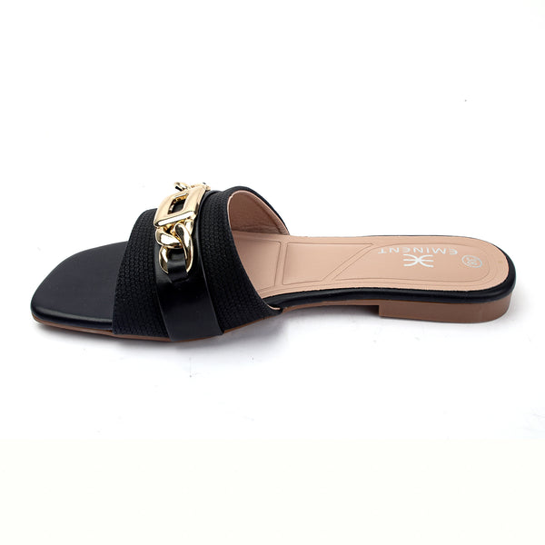 Eminent Women's Slipper - Black
