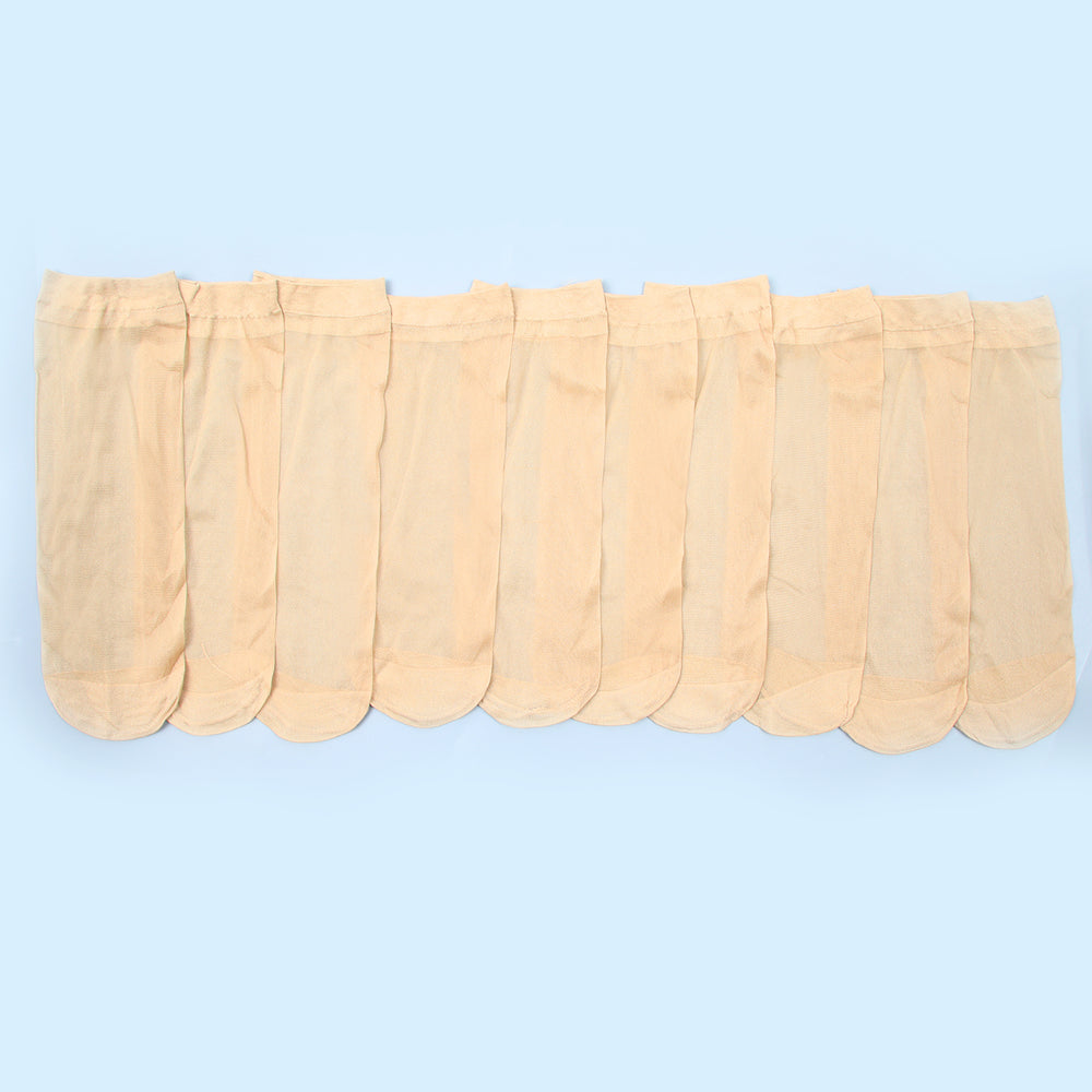 Women's 10pcs Socks - Skin, Women Socks Stocking & Gloves, Chase Value, Chase Value