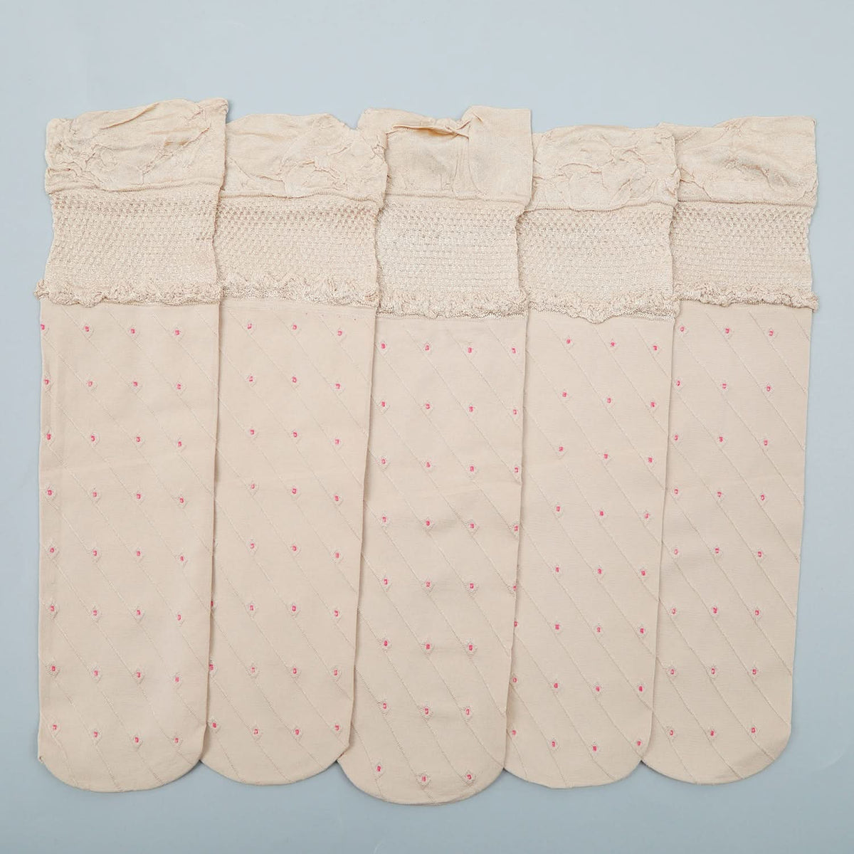 Women's 5Pc Socks - Skin, Women Socks Stocking & Gloves, Chase Value, Chase Value