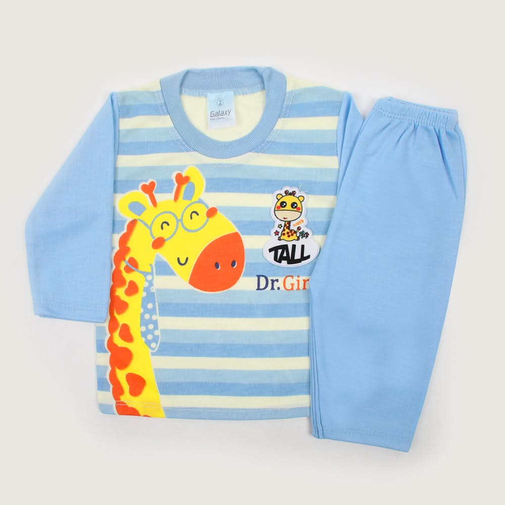 Newborn Boys Full Sleeves Suit - Blue, Newborn Boys Sets & Suits, Chase Value, Chase Value