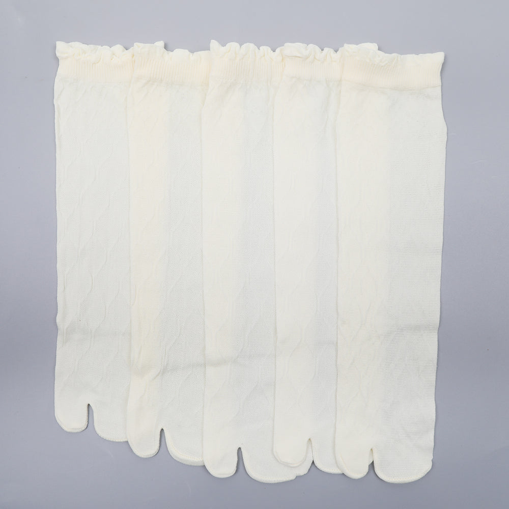 Women's 5Pc Socks - Lemon, Women Socks Stocking & Gloves, Chase Value, Chase Value