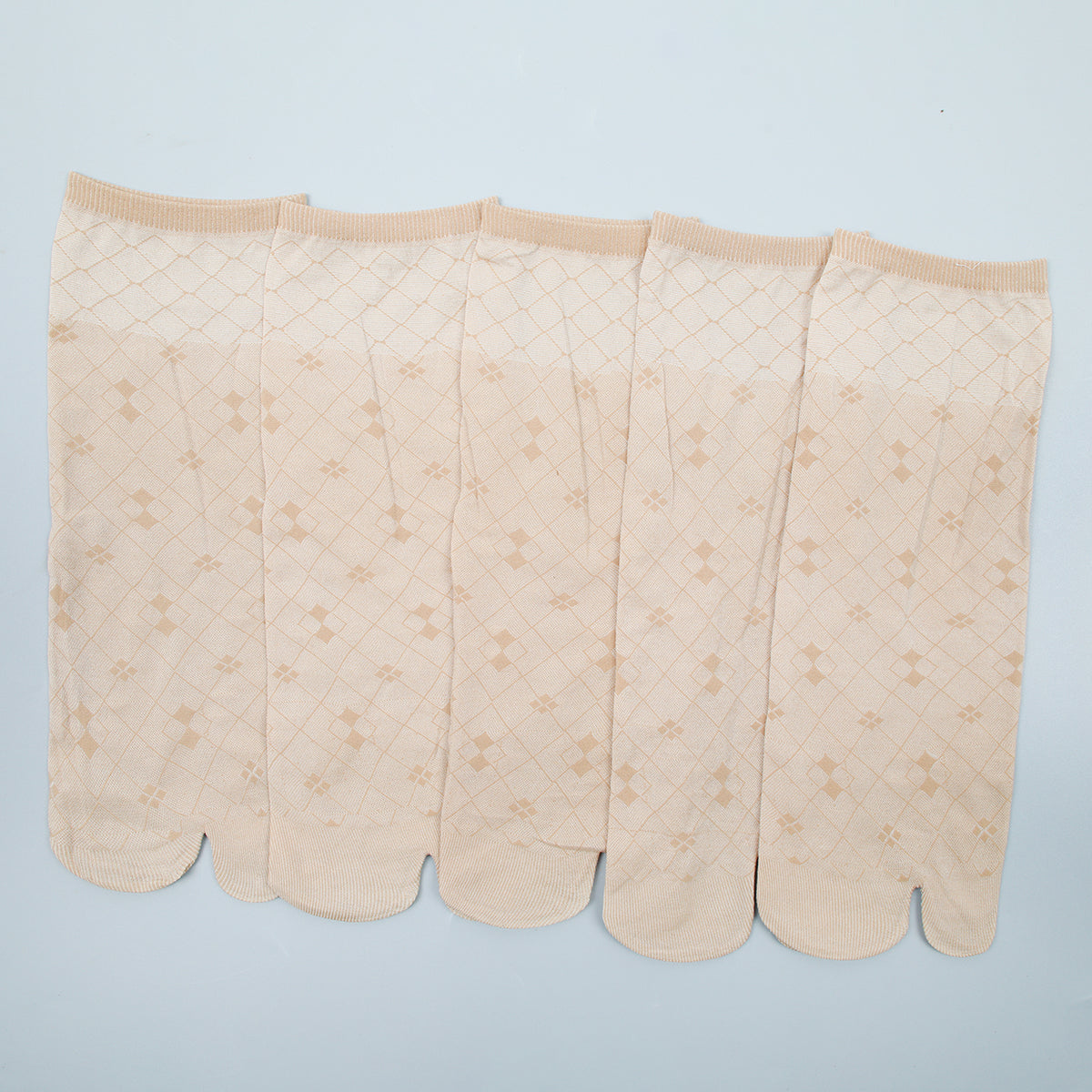 Women's 5Pc Socks - Skin, Women Socks Stocking & Gloves, Chase Value, Chase Value