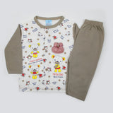 Newborn Boys Full Sleeves Suit - Light Grey, Newborn Boys Sets & Suits, Chase Value, Chase Value