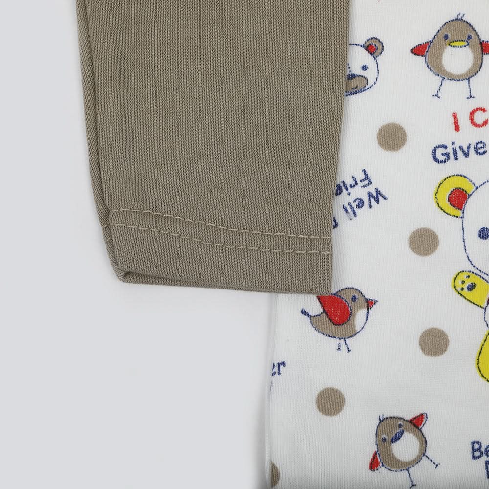 Newborn Boys Full Sleeves Suit - Light Grey, Newborn Boys Sets & Suits, Chase Value, Chase Value