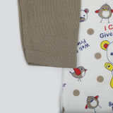 Newborn Boys Full Sleeves Suit - Light Grey, Newborn Boys Sets & Suits, Chase Value, Chase Value