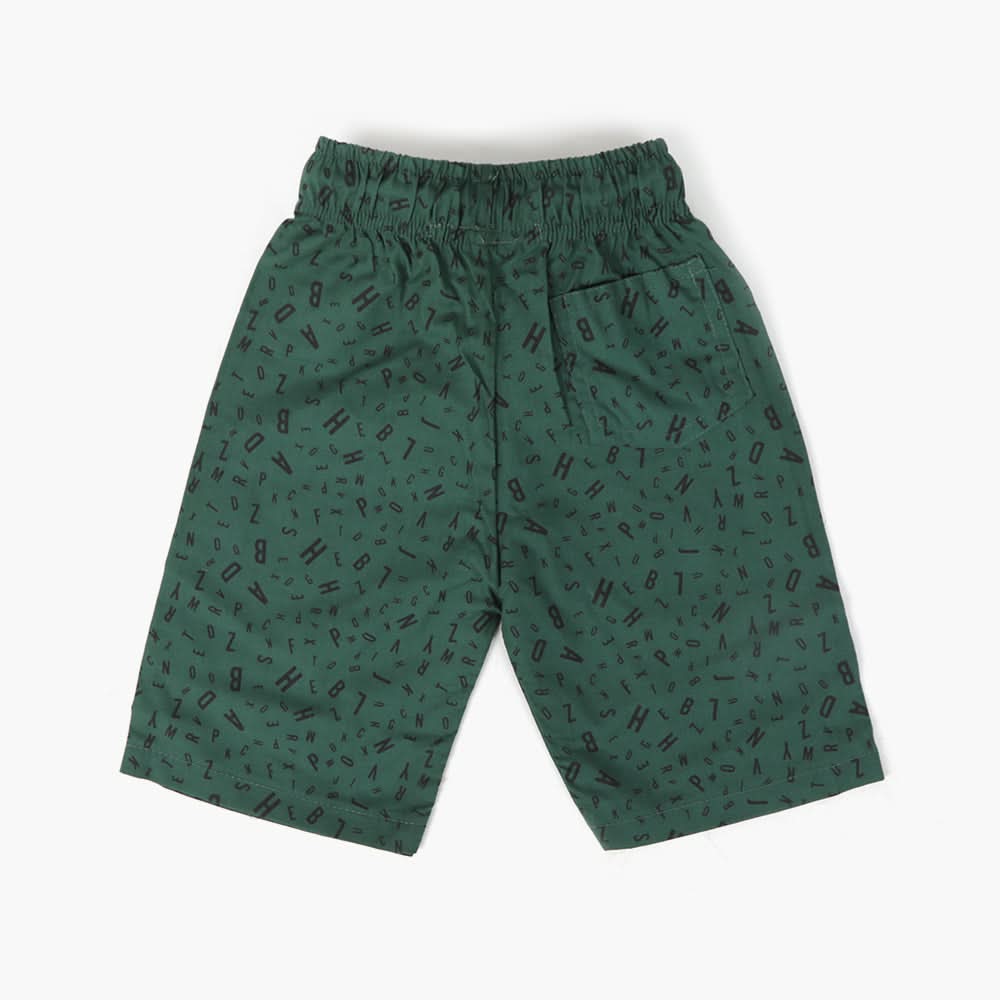 Boys Short - Green, Boys Shorts, Chase Value, Chase Value