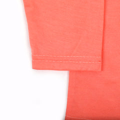 Boys Full Sleeves Trouser Suit - Peach