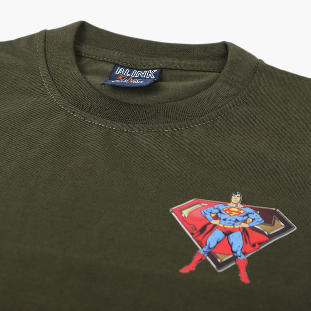 Boys Half Sleeves T-Shirt - Green, Boys T-Shirts, Chase Value, Chase Value