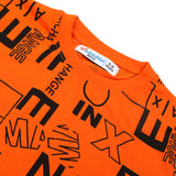 Boy Half Sleeves T-Shirt - Orange, Boys T-Shirts, Chase Value, Chase Value