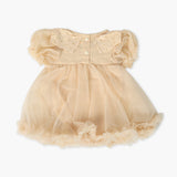 Newborn Girls Frock - Light Brown, Newborn Girls Frocks, Chase Value, Chase Value