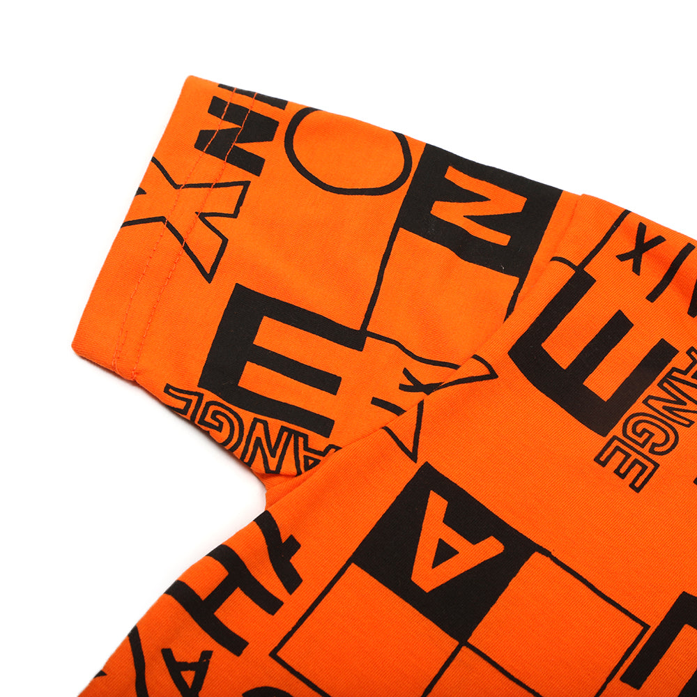 Boy Half Sleeves T-Shirt - Orange, Boys T-Shirts, Chase Value, Chase Value