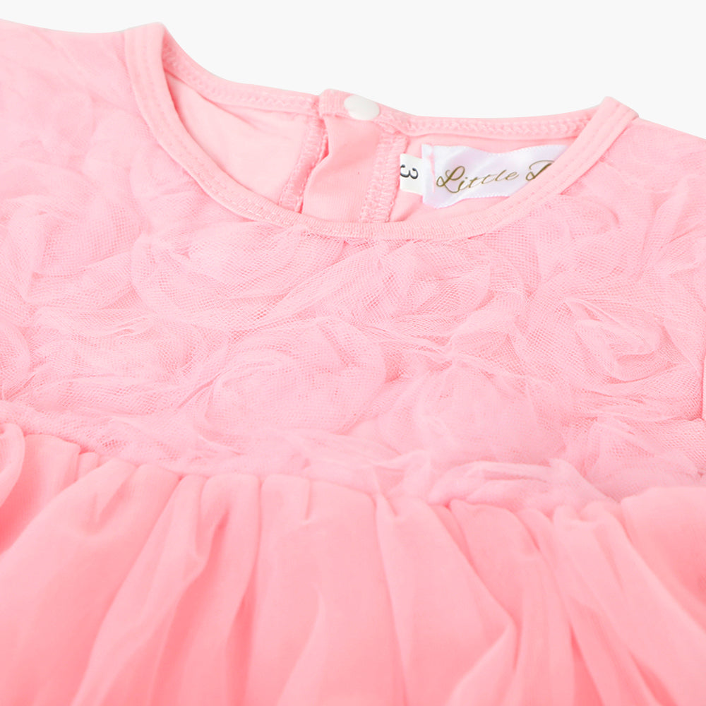 Newborn Girls Frock - Pink, Newborn Girls Frocks, Chase Value, Chase Value