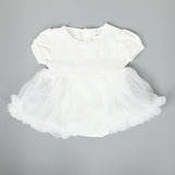 Newborn Girls Frock - White, Newborn Girls Frocks, Chase Value, Chase Value