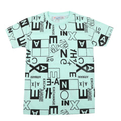 Boy Half Sleeves T-Shirt - Light Green