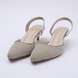 Eminent Women's Heel Banto Sandal - Golden, Women Heels, Eminent, Chase Value