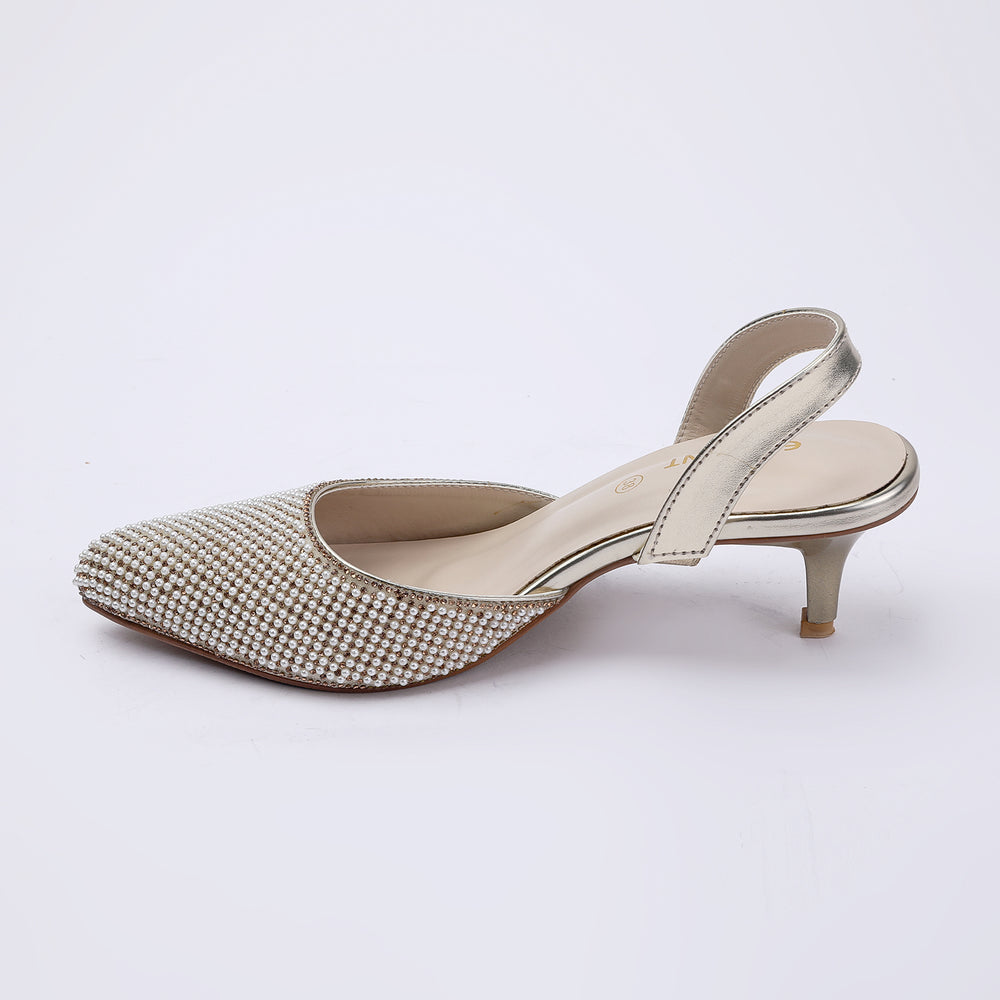 Eminent Women's Heel Banto Sandal - Golden, Women Heels, Eminent, Chase Value