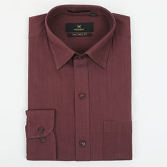 Eminent Men's Formal Shirt - Maroon