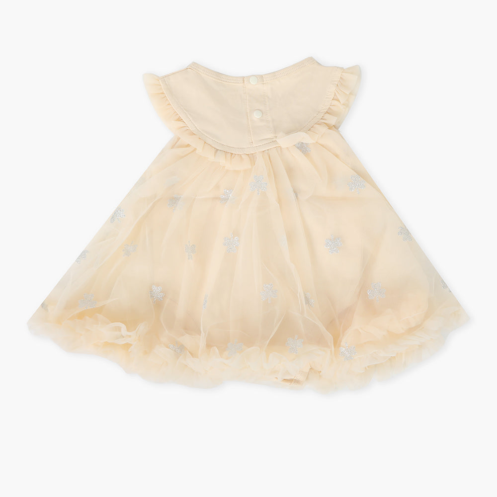 Newborn Girls Frock - Light Brown, Newborn Girls Frocks, Chase Value, Chase Value
