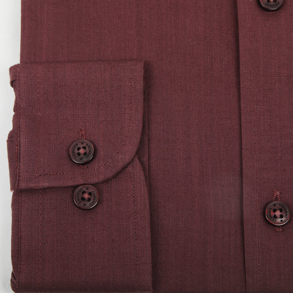 Eminent Men's Formal Shirt - Maroon