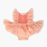 Newborn Girls Frock - Peach, Newborn Girls Frocks, Chase Value, Chase Value