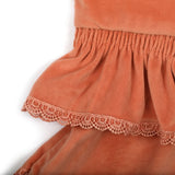 Girl Full Sleeves Denim Suit - Peach, Girls Suits, Chase Value, Chase Value