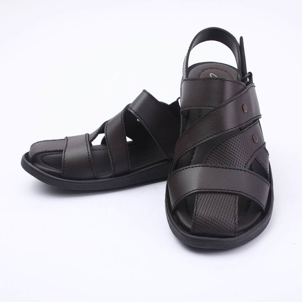 Men's Roman Sandal - Brown, Men's Sandals, Chase Value, Chase Value