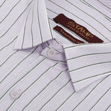 Men's Stamp Formal Stripe Shirt - Light Purple, Men's Shirts, Chase Value, Chase Value