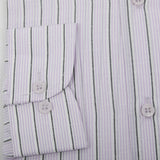 Men's Stamp Formal Stripe Shirt - Light Purple, Men's Shirts, Chase Value, Chase Value