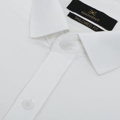 Eminent Men's Formal Plain Shirt - White