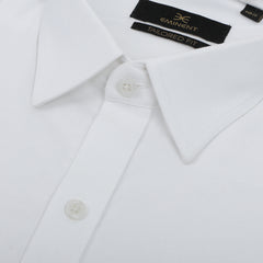 Eminent Men's Formal Plain Shirt - White