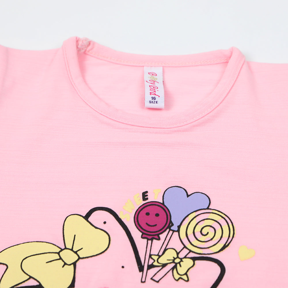 Girls Western Top - Baby Pink, Girls Tops, Chase Value, Chase Value