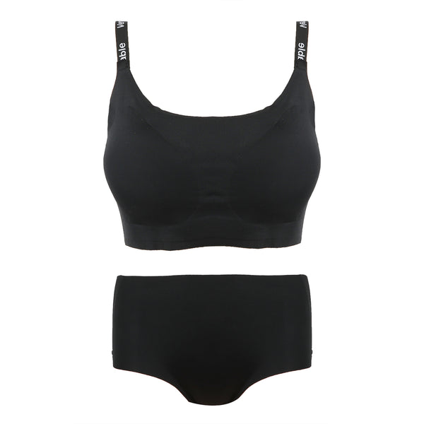 Women's Sport Bra Set - Black