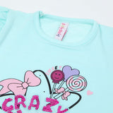Girls Western Top - Cyan, Girls Tops, Chase Value, Chase Value