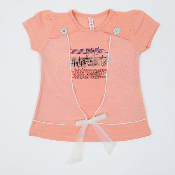 Girls Western Top - Tea Pink, Girls Tops, Chase Value, Chase Value